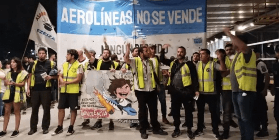 Trabajadores Aeroparque
