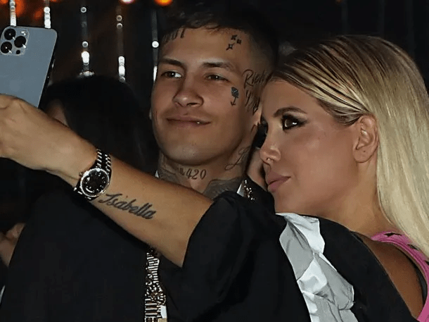 wanda nara y L-gante
