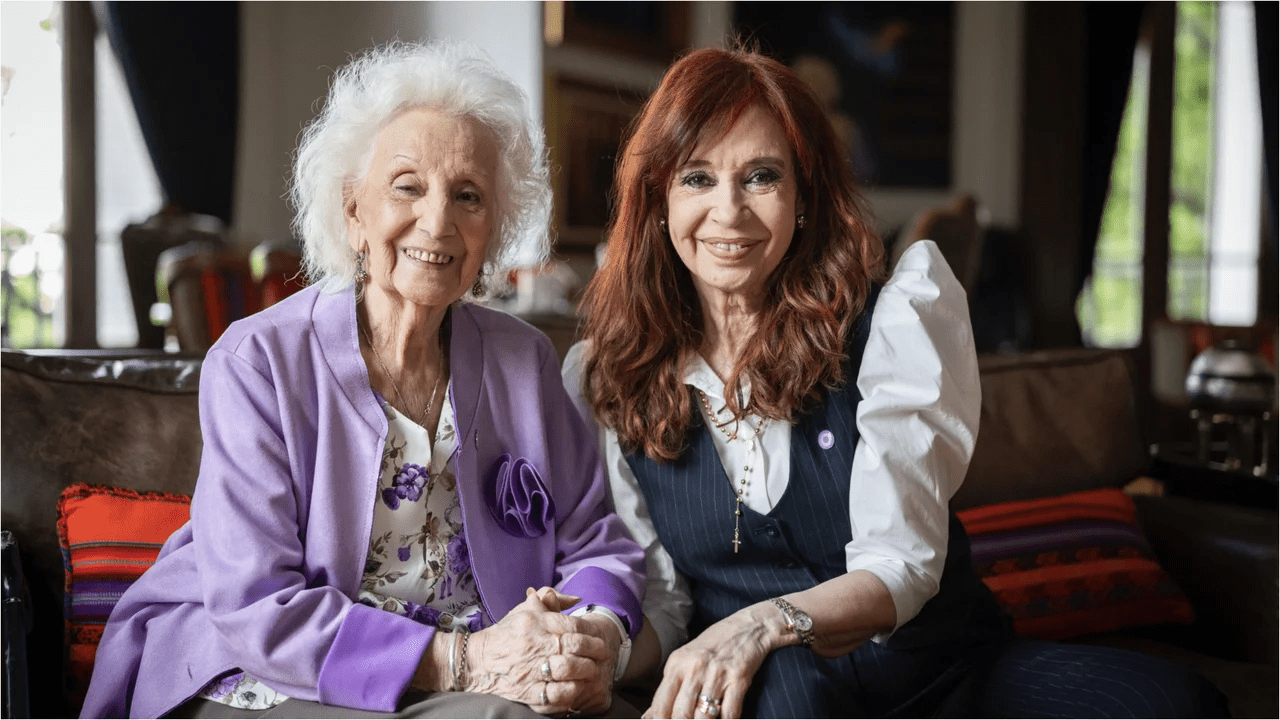 Cristina Kirchner y Estela de Carlotto