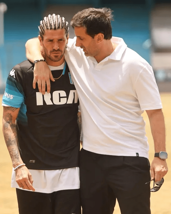 Rodrigo De Paul y Diego Simeone