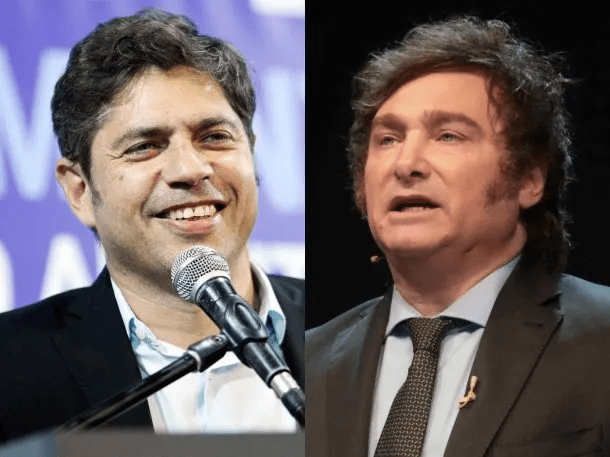 kicillof y Milei kicillof y Milei