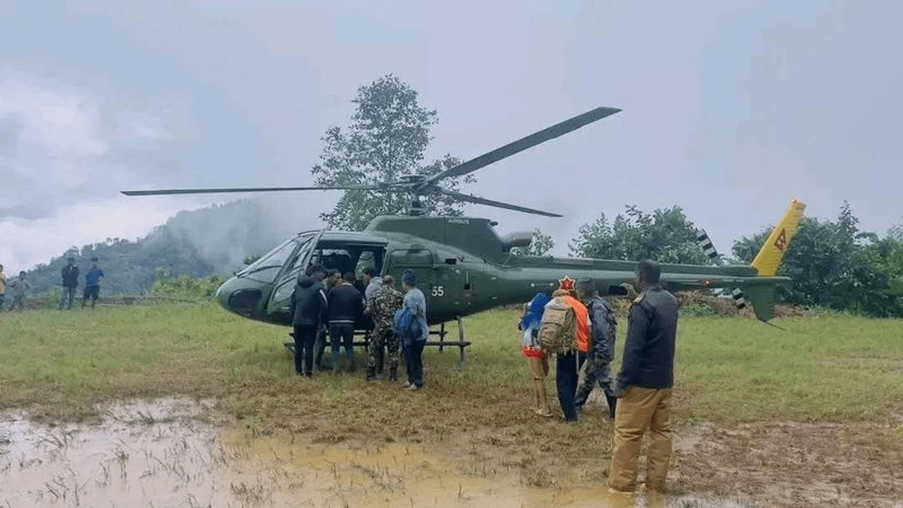 Rescate en Nepal