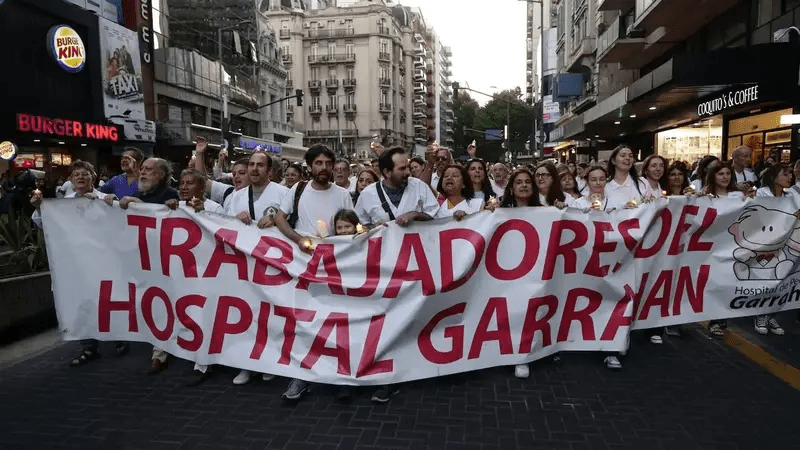 Protestas del hospital Garrahan