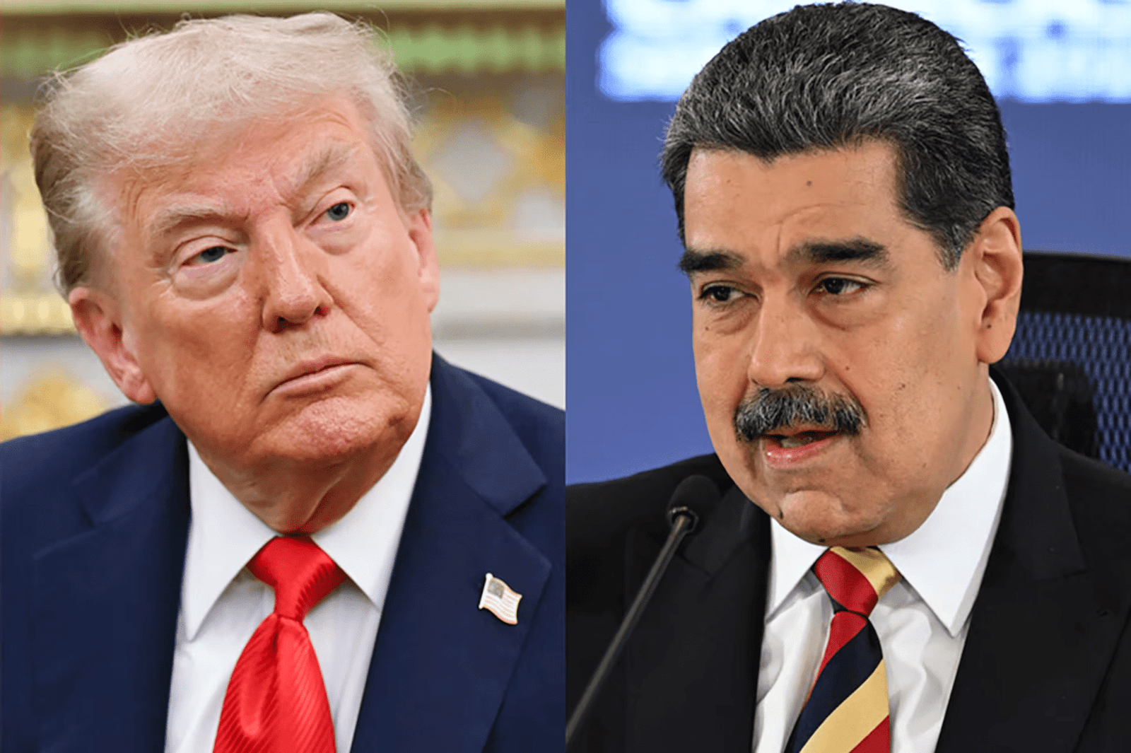 Trump y Maduro