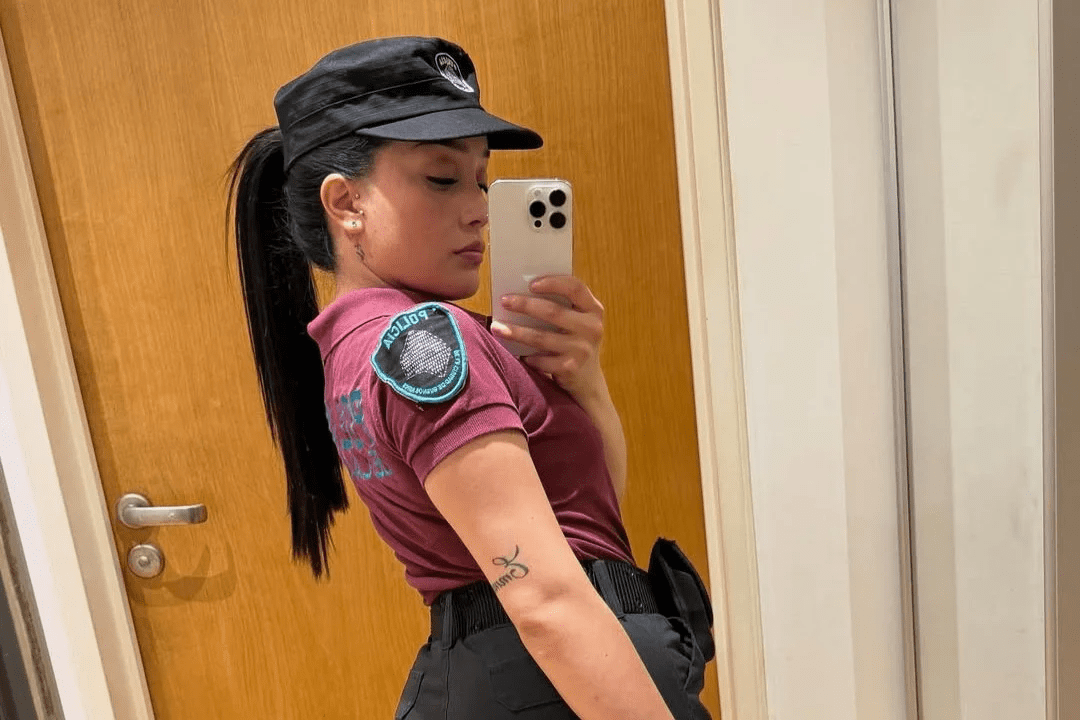 La policia tiktoker Nicole Verón