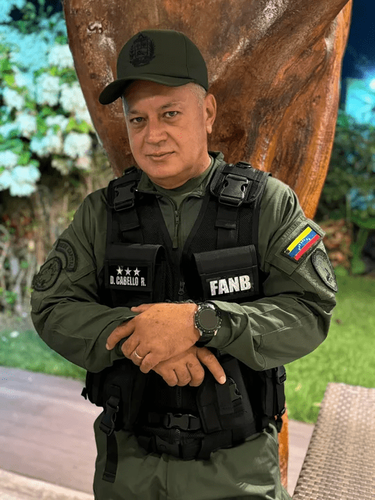 Diosdado Cabello Ministro para Relaciones Interiores, Justicia y Paz de Venezuela