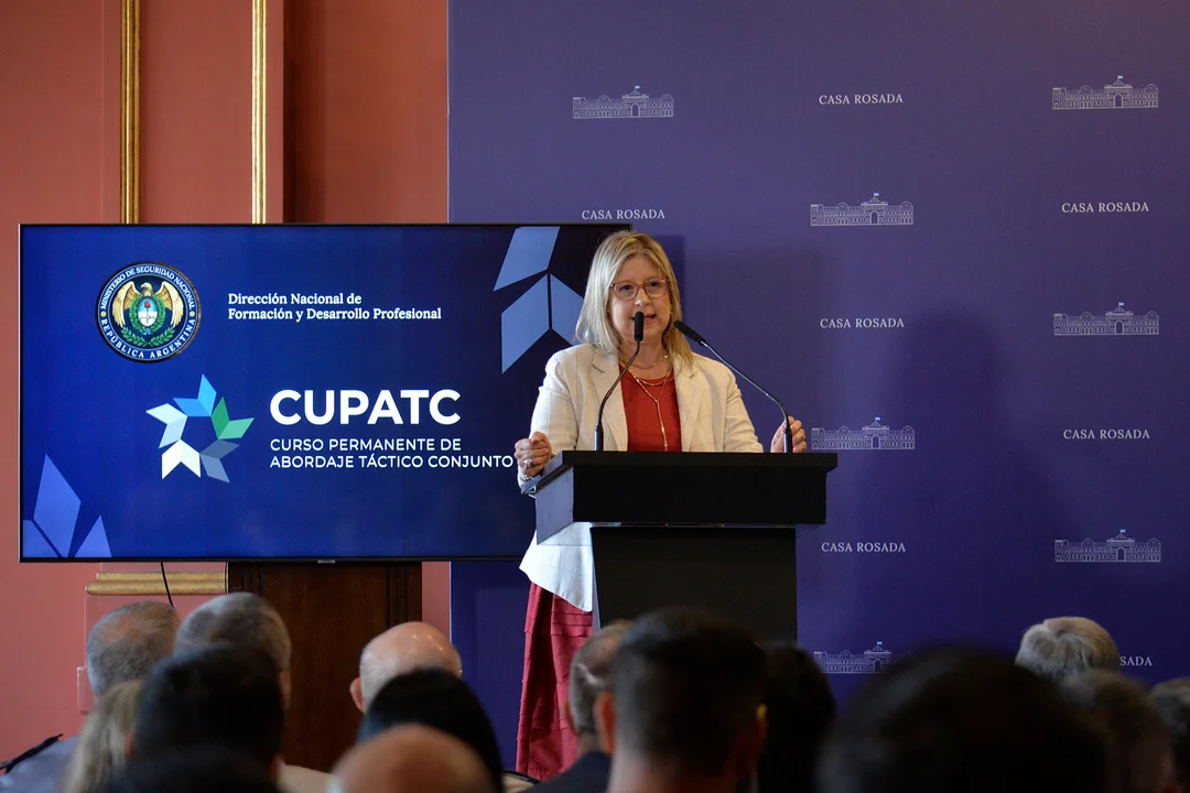 La ministra de Seguridad, Alejandra Monteoliva