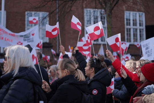 protesta de dinamarca por groelandia
