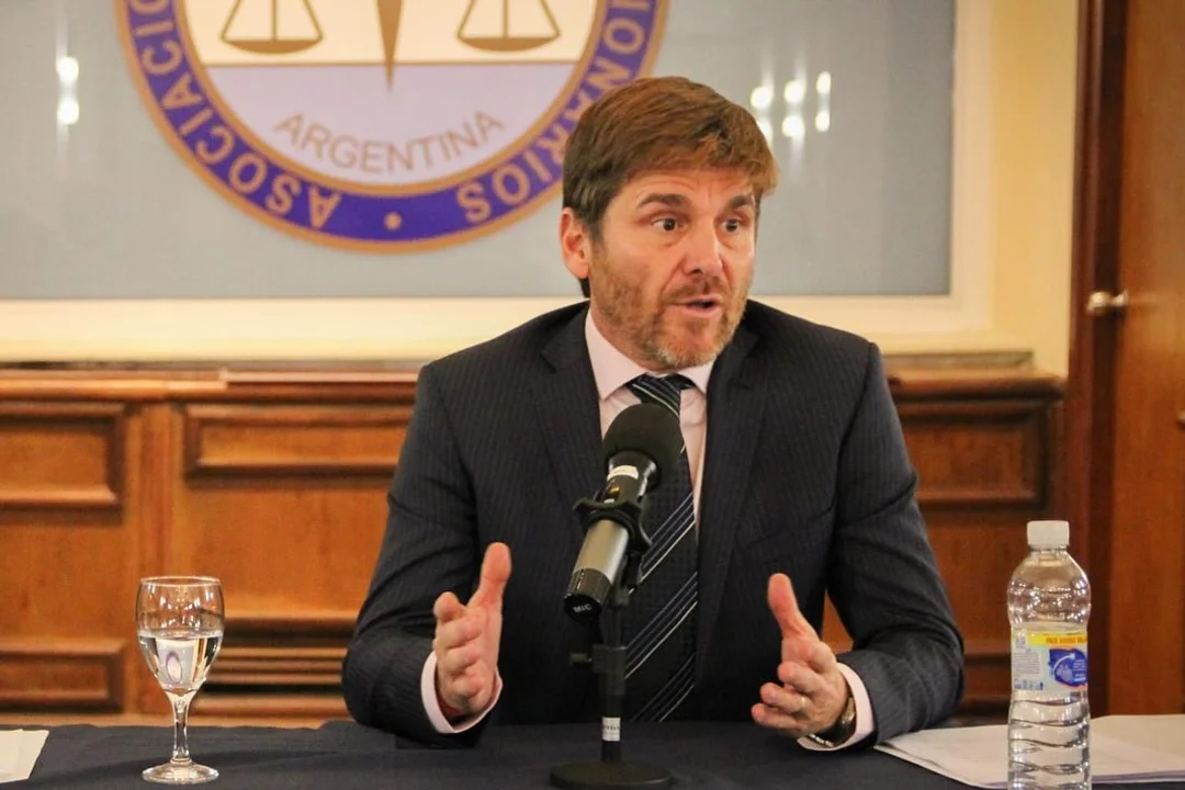 Andrés Basso, integrante del Tribunal Oral Federal 2 (TOF 2) y presidente de la Asociación de Magistrados