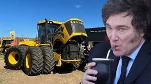 Milei y la empresa de tractores pauny