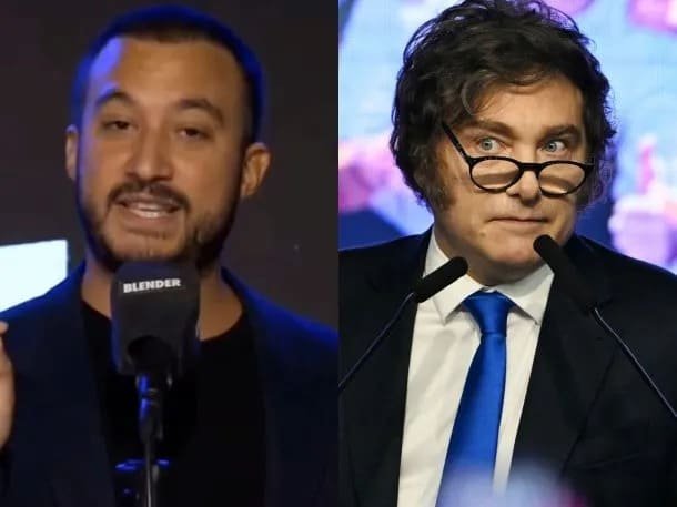 milei y tomas rebord