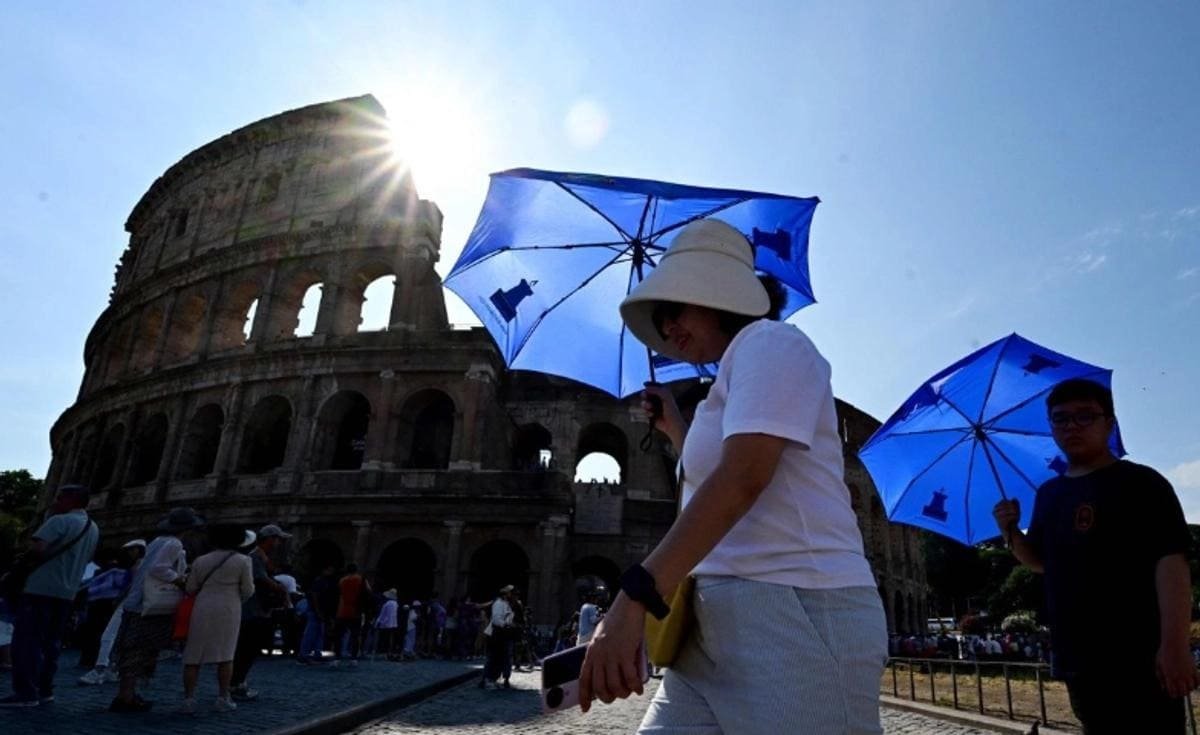 ola de calor en Italia