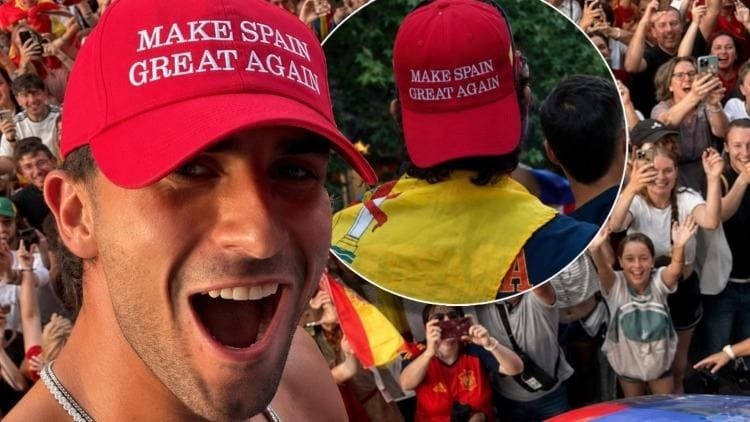 LA GORRA QUE LLEVABA EL JUGADOR DE LA SELECCION ESPAÑOLA FERRAN TORRES