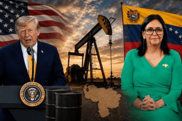 Trump y Delcy