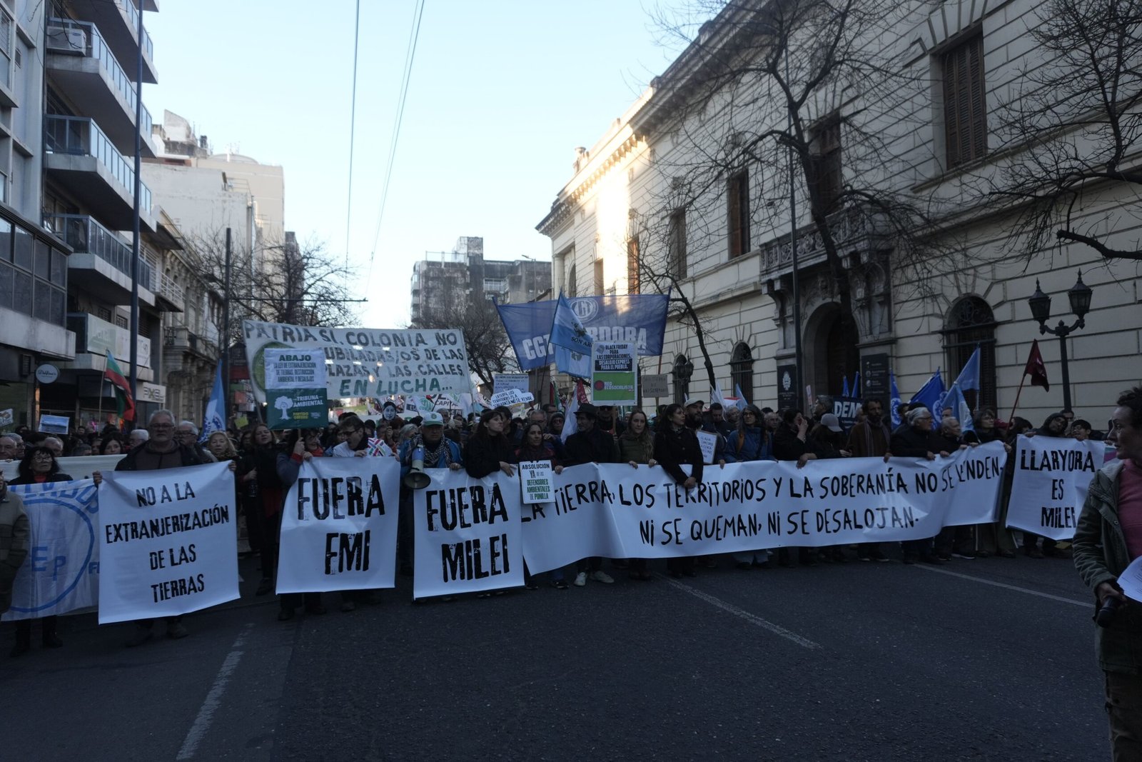 movilizacion en cordoba