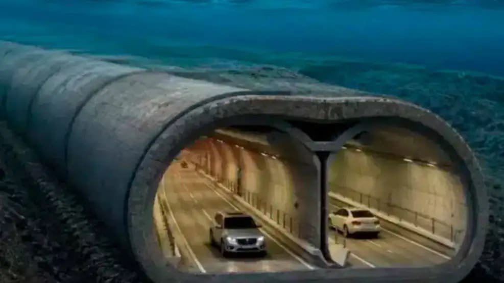Tunel Subacuatico que cruza la frontera entre Argentina y Chile