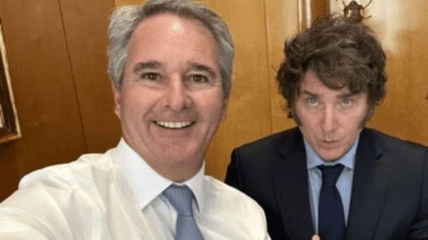 Pablo Quirno y Javier Milei