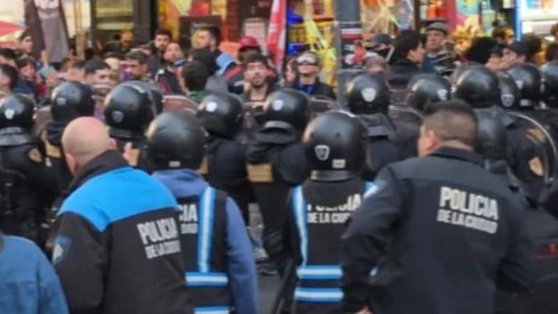 fuerza policial en el CABA
