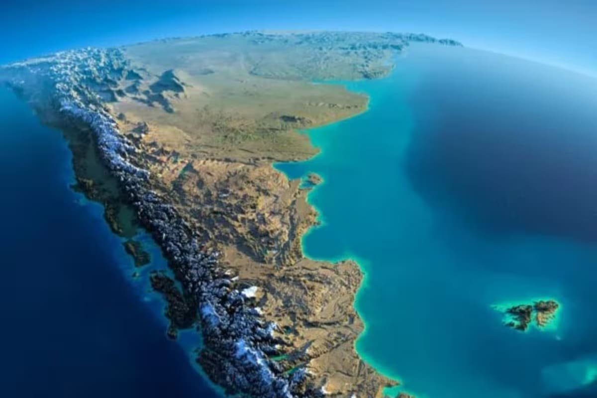 nasa y la foto de argentina desde el espacio